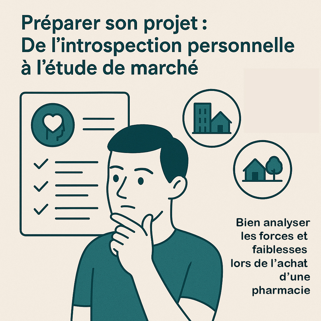 préparer projet personnel achat de pharmacie