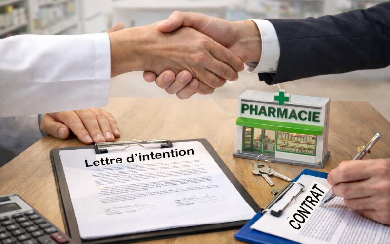 Gérer la négociation de l'achat de pharmacie après une lettre d'intention