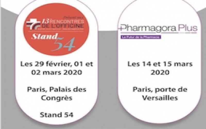Les salons de la Pharmacie : Retrouvez-nous