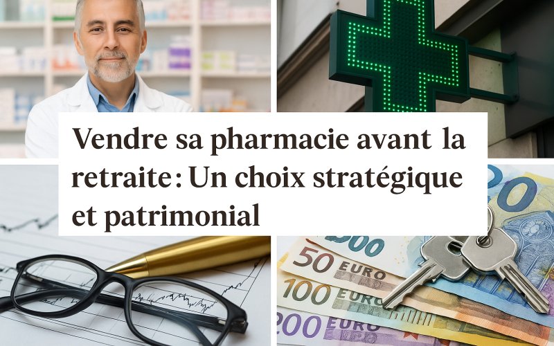 Vendre sa pharmacie avant la retraite