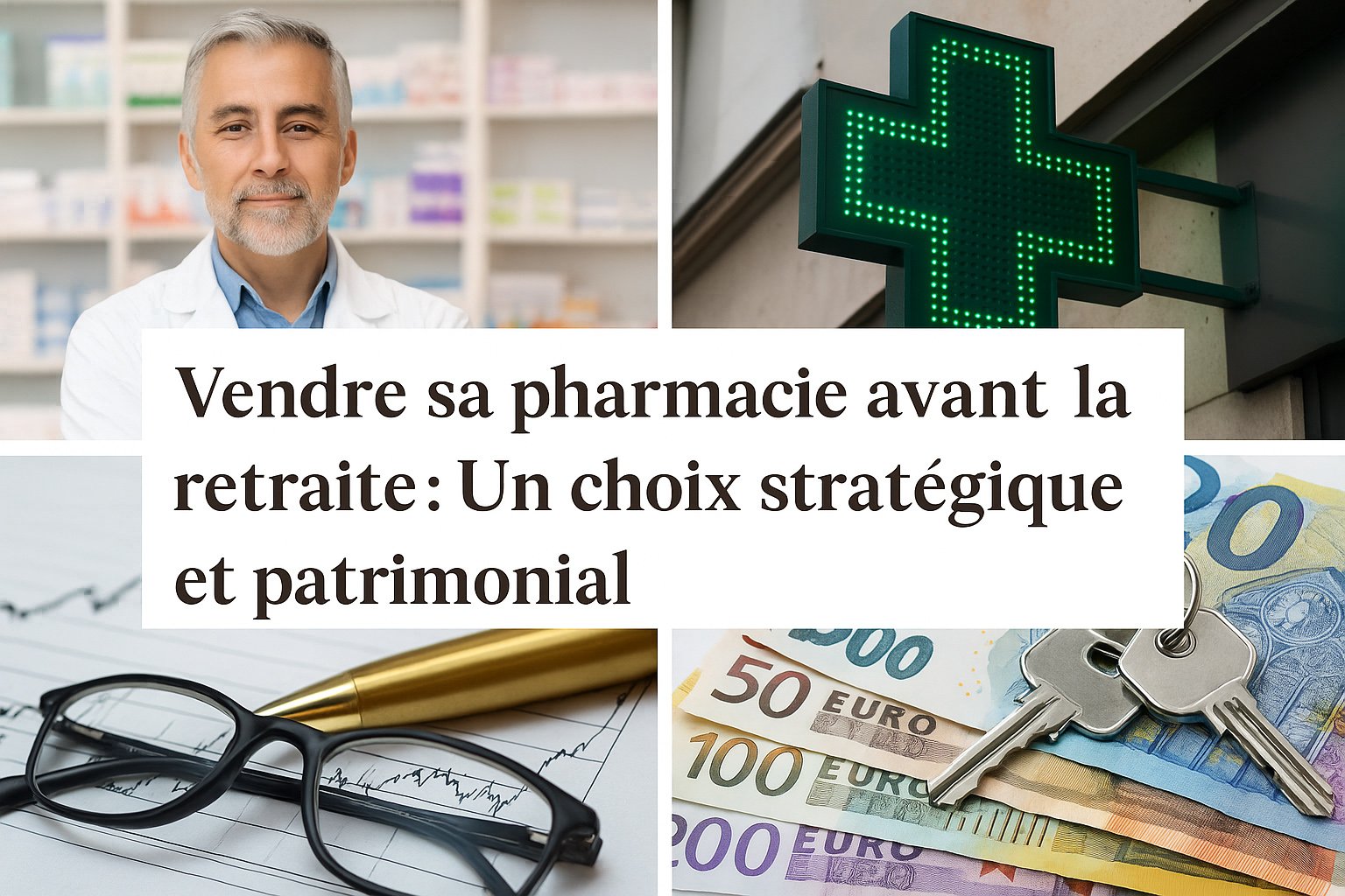 Vendre sa pharmacie avant la retraite
