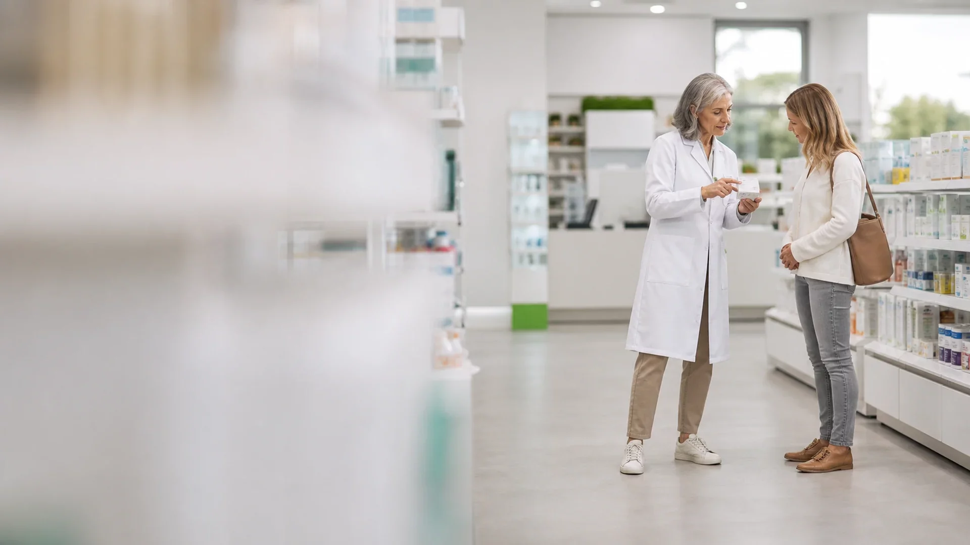 Équipe de pharmaciens lors d'un regroupement d'officines