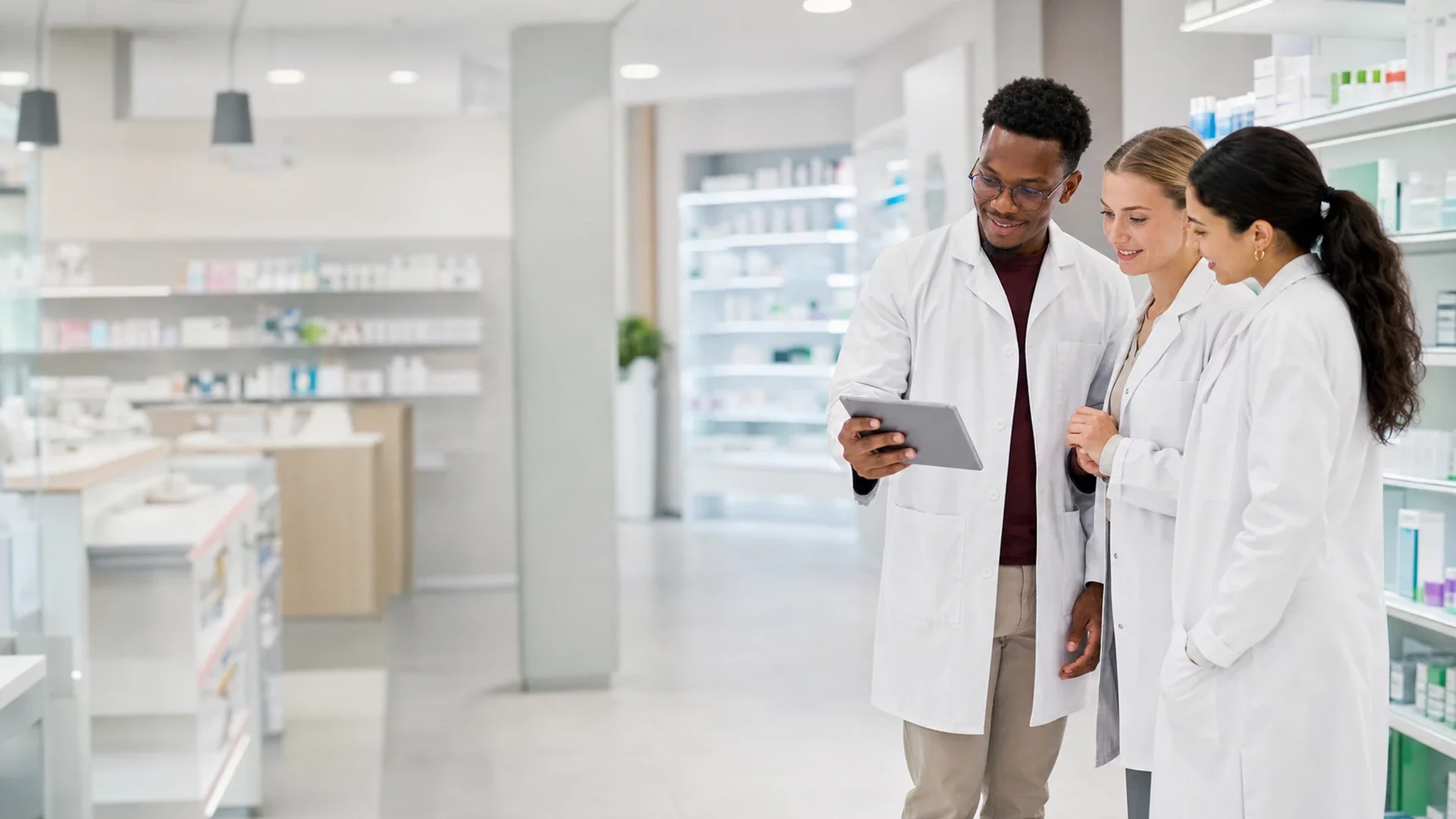 Pharmaciens en réunion pour un passage en société