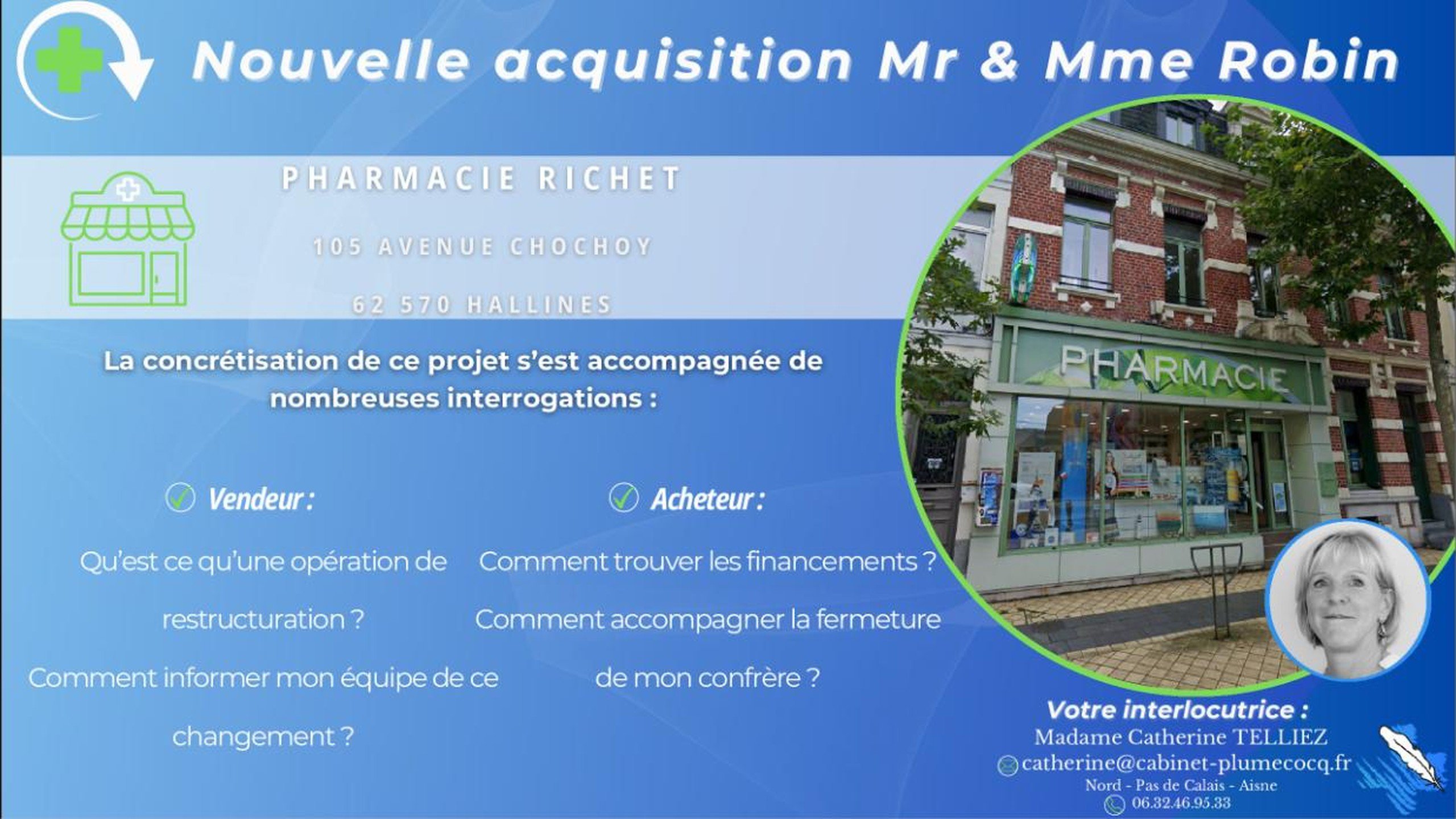 Félicitations à Mr et Mme Robin