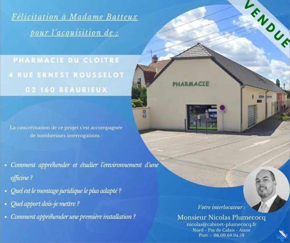 Félicitations Madame Batteux