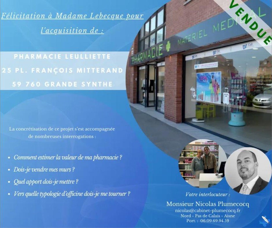 Félicitations Madame Lebecque