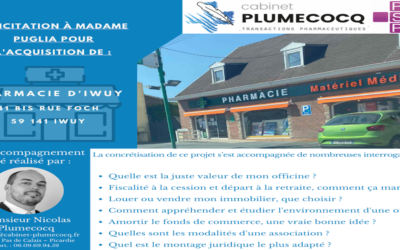Une page se tourne à Iwuy, nouvelle aventure pour Madame Puglia !