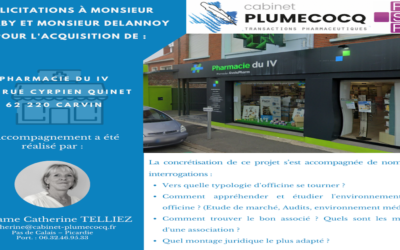 Association réussie pour Monsieur Delaby et Monsieur Delannoy