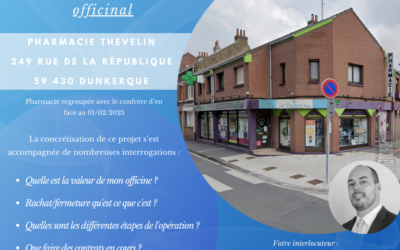 Restructuration du maillage officinal à Dunkerque !