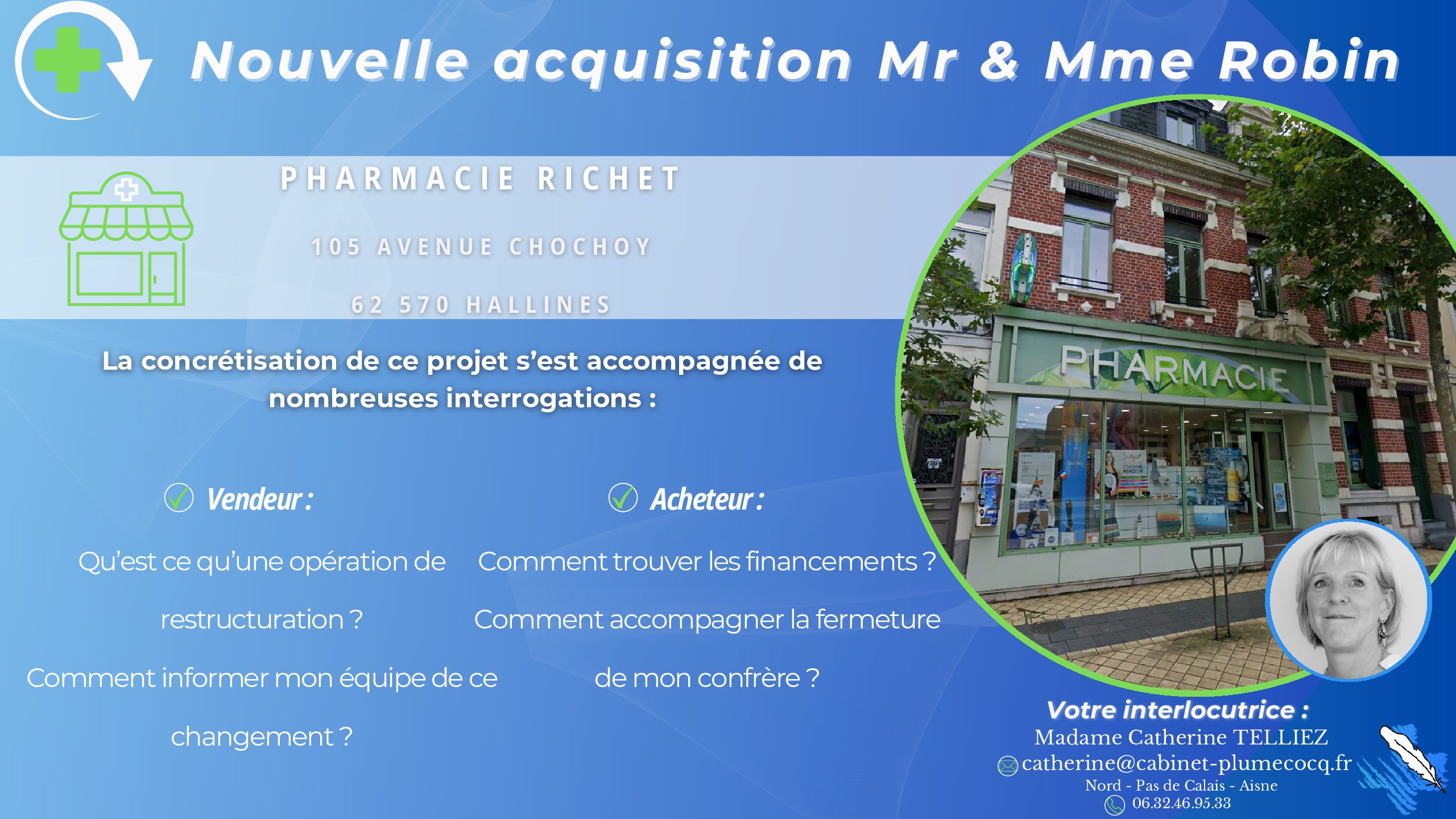 Félicitations à Mr et Mme Robin !