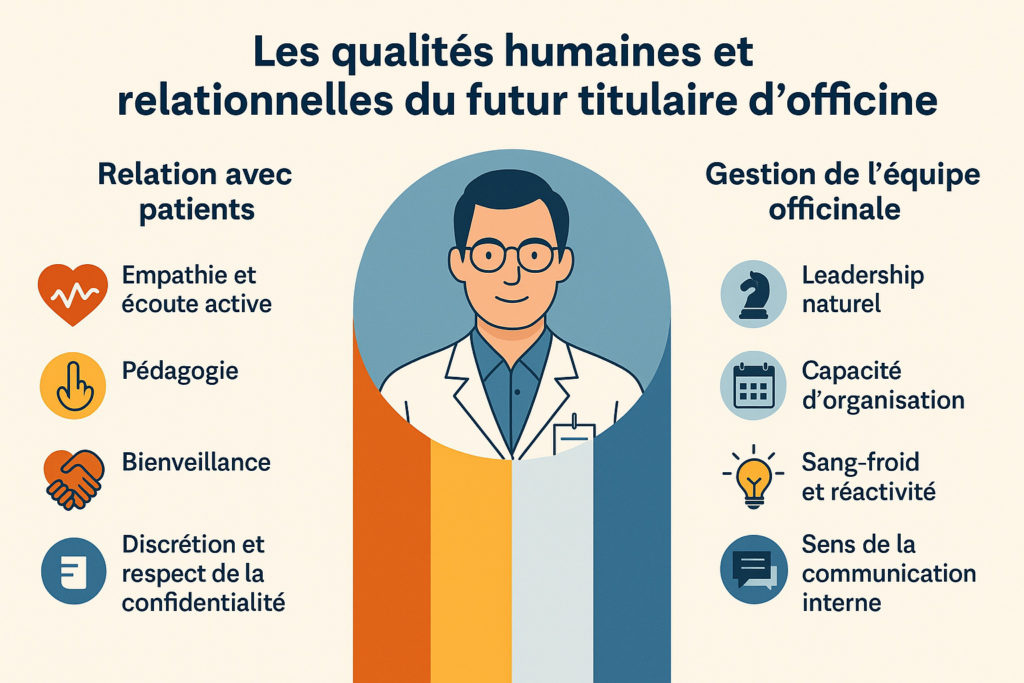 qualites humaines titulaire officine