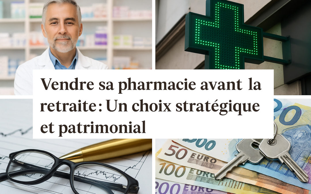 Vendre sa pharmacie avant la retraite : Un choix stratégique et patrimonial