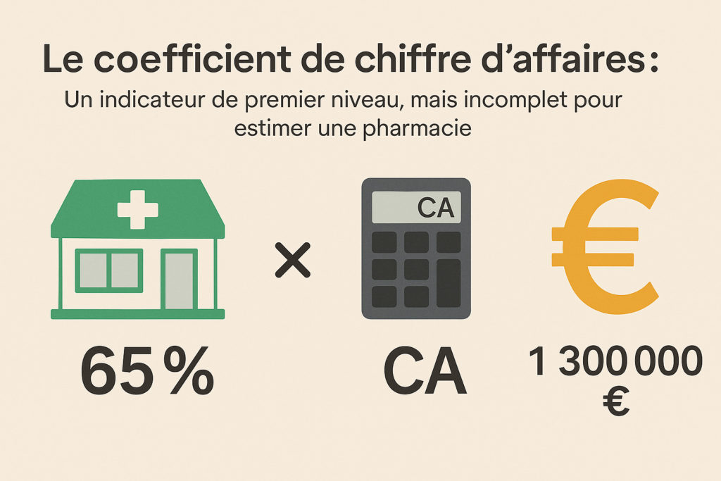 coefficient de chiffre d'affaires pharmacie