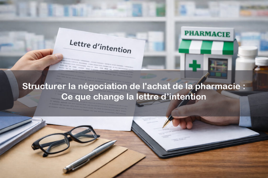 Structurer la négociation de l'achat de la pharmacie