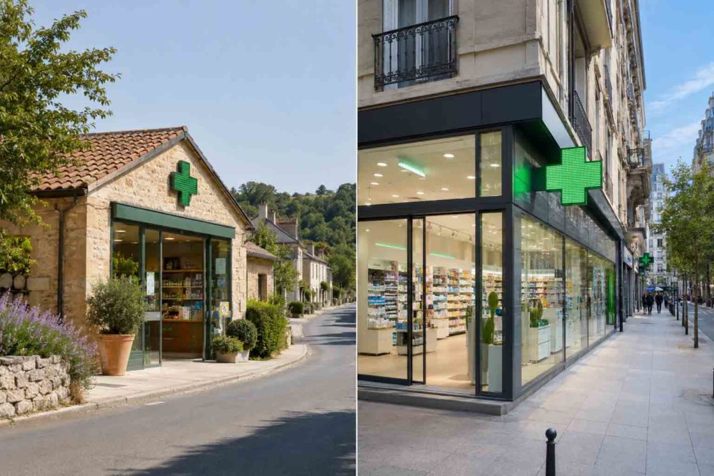 choisir entre une pharmacie rurale et une pharmacie urbaine